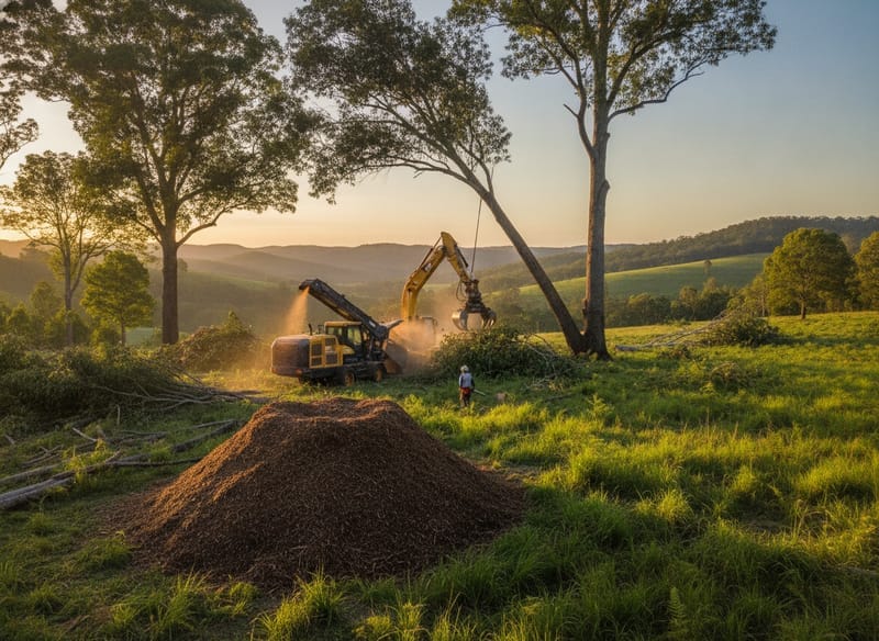 Land Clearing performed by Bundaberg Arborist in the Bundaberg